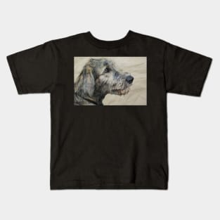 Irish Wolfhound Puppy Kids T-Shirt